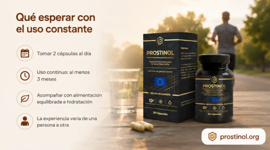 Prostinol — uso constante de las cápsulas cada día